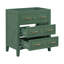 Meuble-lavabo de salle de bain 30 po sans lavabo, meuble-lavabo simple autoportant avec 3 tiroirs, armoire de rangement en bois massif