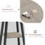 Metal Base Dining Table