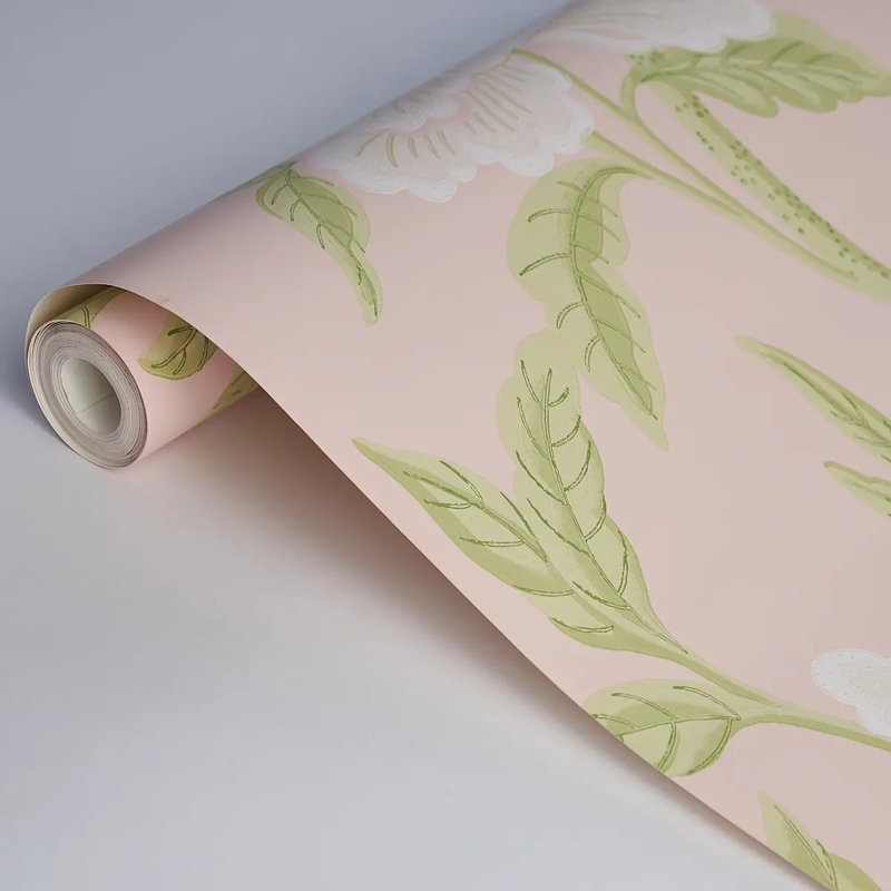 Papier peint floral Whitney, Rougir