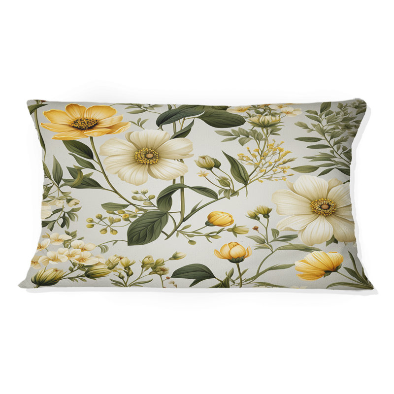 Motif bohème Botanical Neutrals - Coussin abstrait