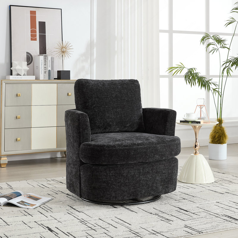 Chaise pivotante, Noir