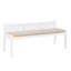 Donner Cane Back Cushioned Bench-1111630970
