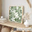 Floral, sauge, fleurs vertes, chalet VI, reproduction d'art non encadrée-1461056686