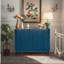 Armoire de rangement ovale 47 po avec portes coulissantes