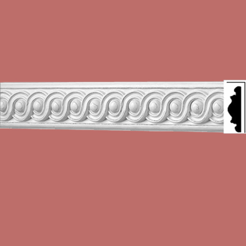 3.25'' H x 79.5'' W White Primed Urethane Crown Molding