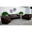 Causeuse en cuir noir-118913849