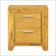 Charmante table de chevet compacte avec rangement abondant pour la chambre à coucher