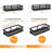 2 Packs Hanging Storage Baskets Organizer Wall Mount, Metal Wire Storage Bin Rack-110852929