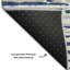Tapis bleu marine de qualité supérieure lavable à la machine Prisco-1812947463