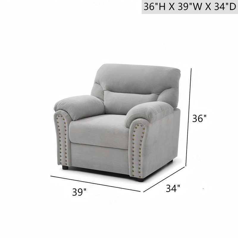 Chaise Hamilton G00552A-C - gris, Grey