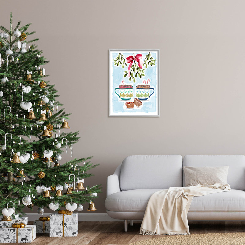Cozy Winter Cocoa Dessert at-203, H 30 po x l 24 po x P 1,5 po, Estampe numérique Farmhouse