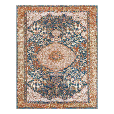 Indoor/Outdoor Traditional Area Rug
