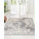 Arkeen Oriental Dark Blue/Beige/Ivory/Gray Area Rug
