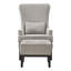 Caistor Upholstered Wingback Chair with Ottoman-143810385