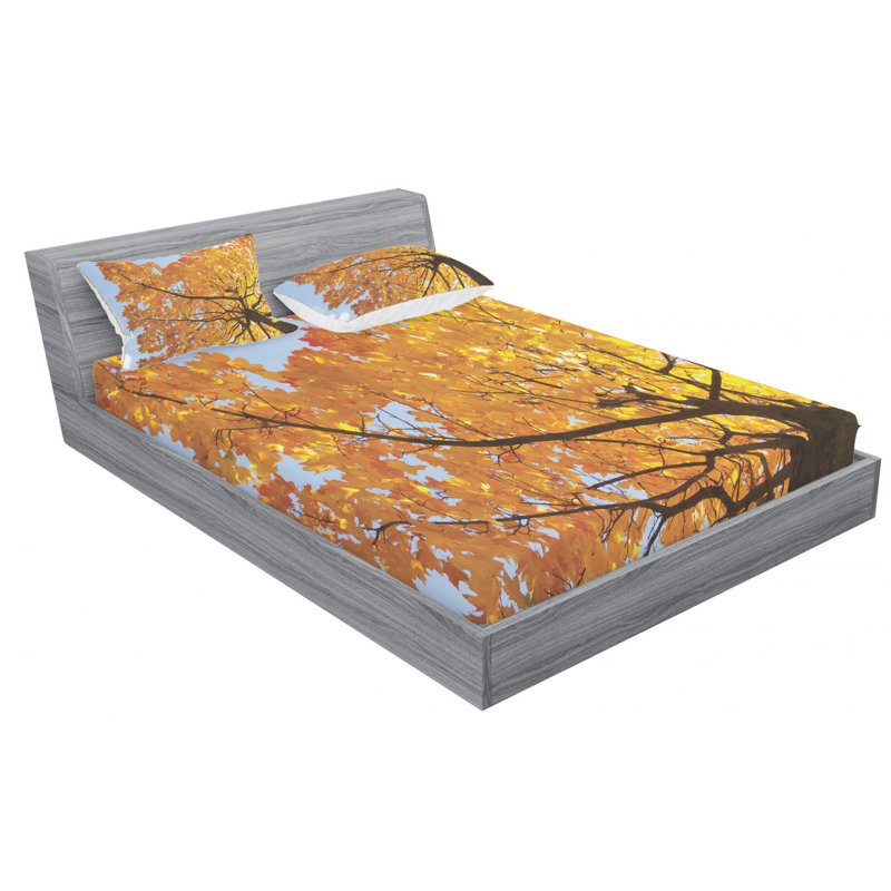 Microfiber Sheet Set, Queen Sheet Set with Fitted Sheet