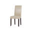 Ensemble de deux chaises Parsons en bois crème et brun-389629074