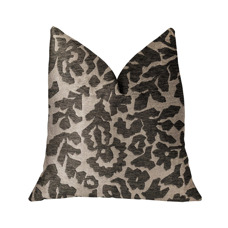 Coussin de luxe à feuilles lustrées, 20 po x 36 po, Coussin lombaire