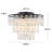 Icarus 3-Light Tiered Chandelier Shell Flush Mount Ceiling Light-1761483141