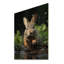 Rabbit Energetic Hopper sur impression sur bois-1969423720