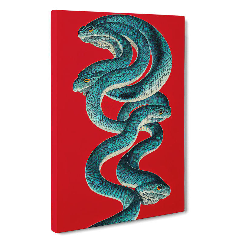 Snake Monster - Wrapped Canvas, 50cm H x 35cm W x 3cm D