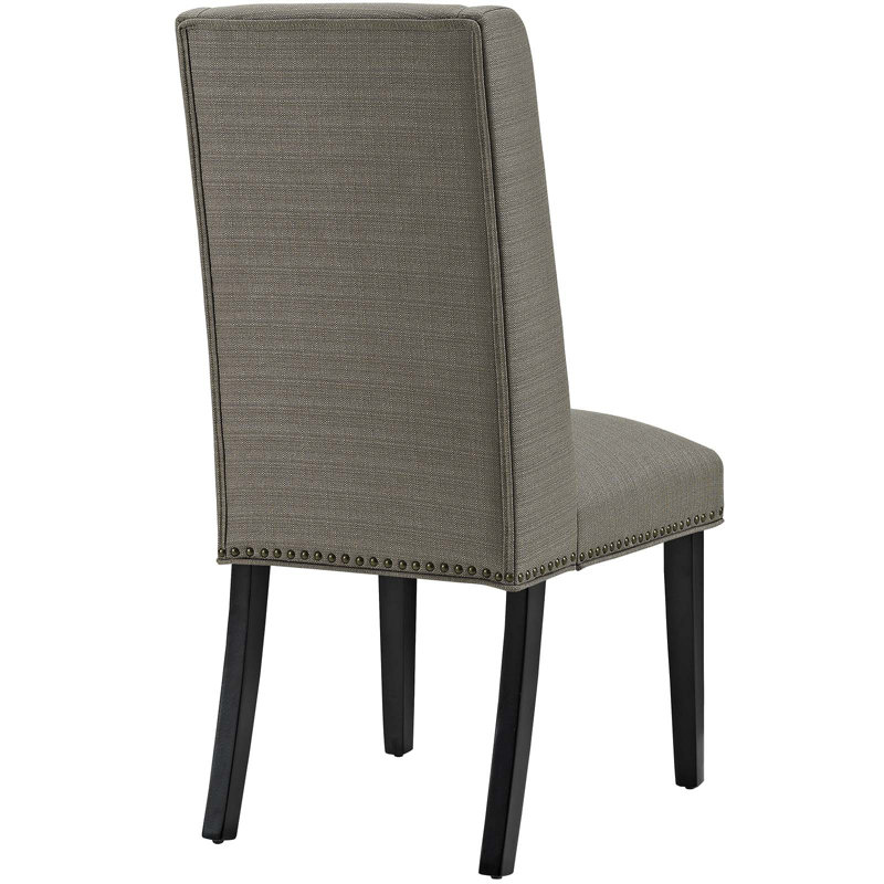 Modway Baron Fabric Dining Chair, Granite