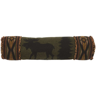 Wooded River Moose I - Decor Pillow - 6x26