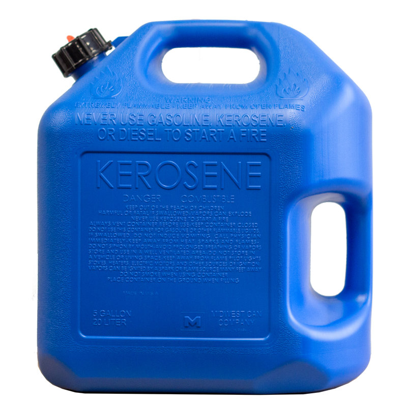 Midwest Can Plastic Propane Tank, Blue
