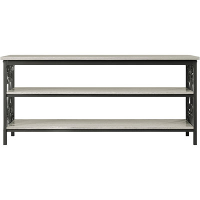 Faux Marble Tv Console Table, Black Metal Legs, Living Room Top Console, Addition