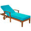 Chaise de patio avec coussins