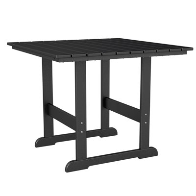 Table de salle à manger d'extérieur HDPE