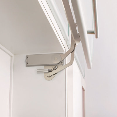 Mécanisme de levage Sugatsune pour poids de porte de 8,88 à 10,58 lb (3,8 à 4,8 kg) - SLUN-4N, finition grise