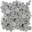 11.6 x 11.6 Sparkly Glass, Stone Glass and Stone Mosaic Tile