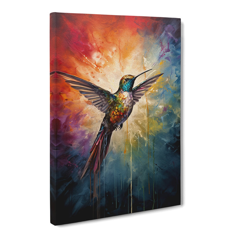 Hummingbird Modern - Wrapped Canvas, 76cm H x 50cm W x 3cm D