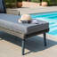Blaize Rattan Sunlounger - Grey