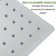 12 in Brushed Nickel Shower Faucet Combo Set Rainfall System With Handheld Spray