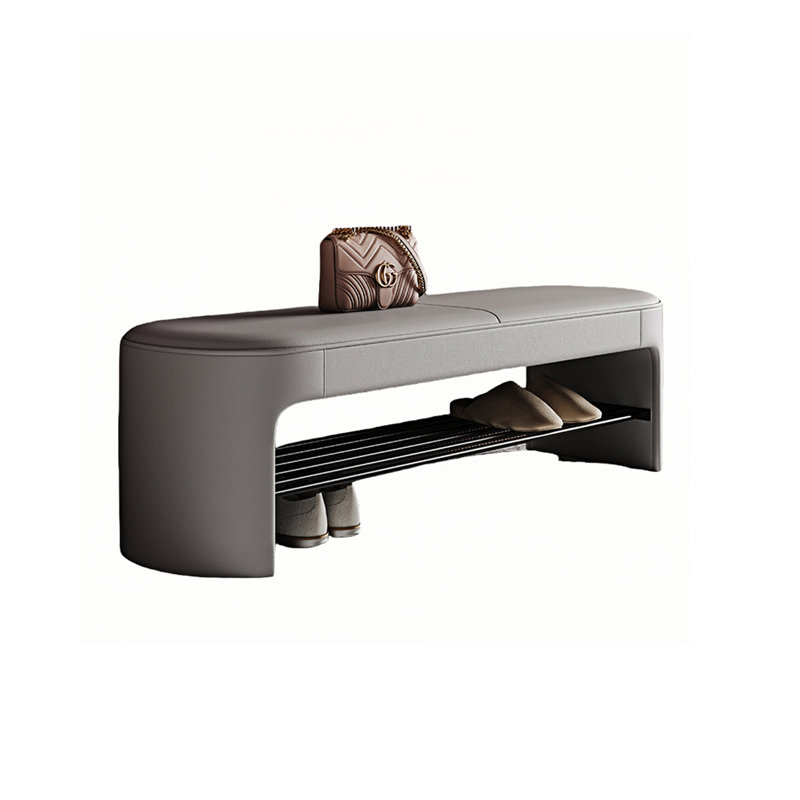 Banc de rangement Maikali, Gris