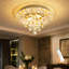 Lustre en cristal Modern Glam doré-1823374716