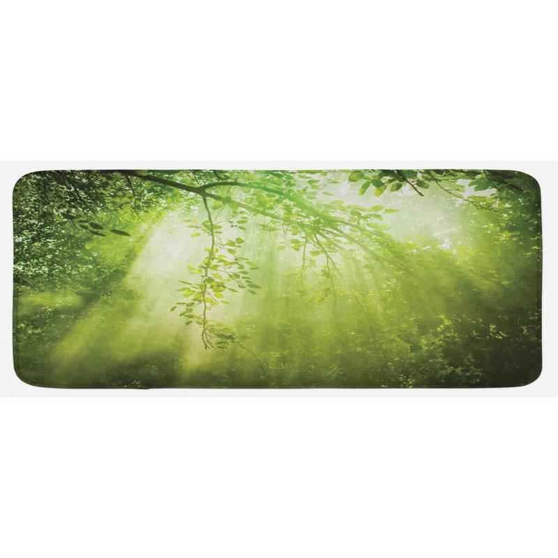 Tapis de cuisine forest
