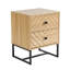 Landers 2 Drawer Modern Bedside Table