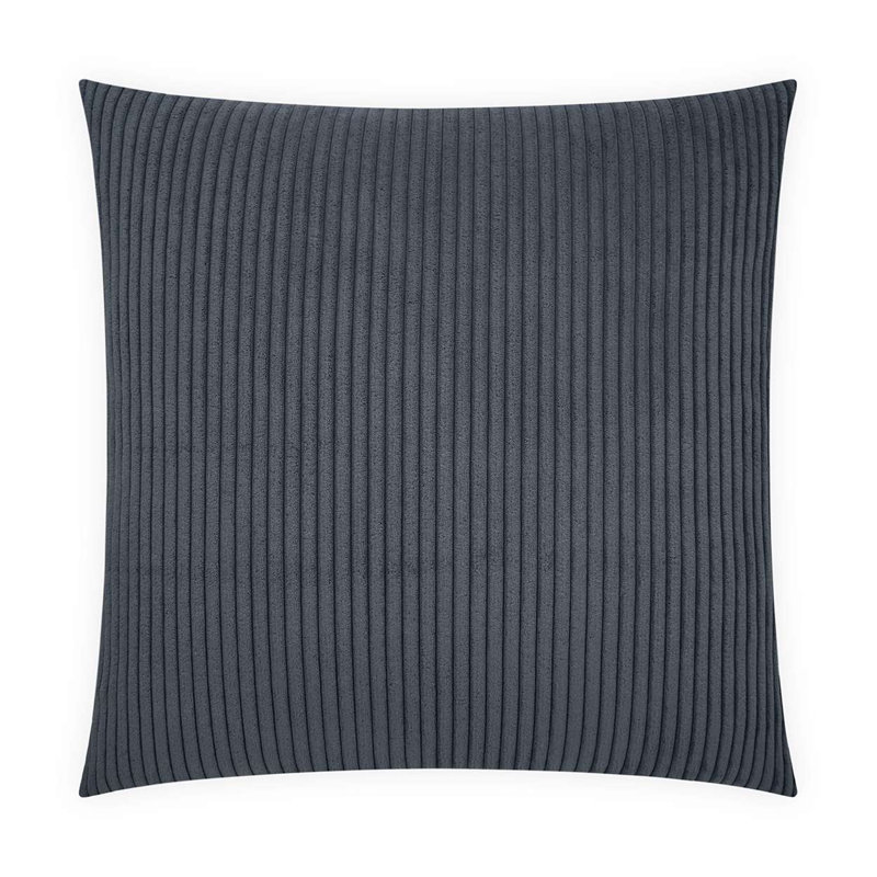 Tuft Square Pillow Cover & Insert, 24"H x 24"W, Indigo