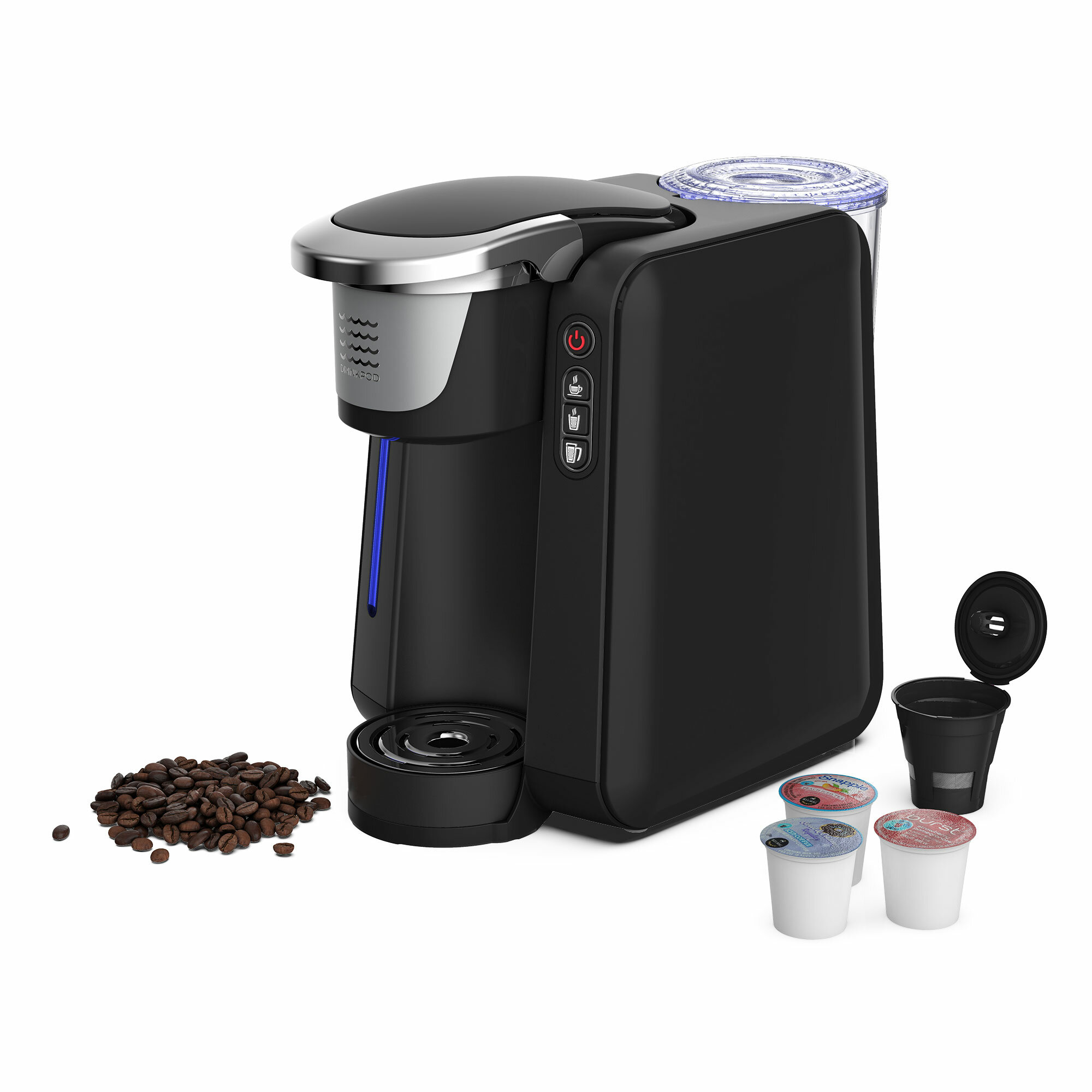 Capsule Espresso Machine Office Multifunctional 4 In 1 Coffee Filter for  Home Bar Milk Tea Shop