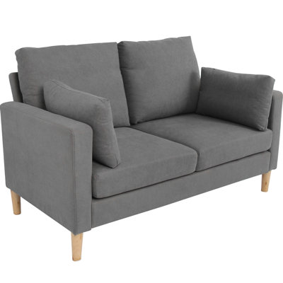 Naowa Fabric 56.7'' Reception Loveseat