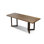 Brown Rectangular Solid Wood Dining Table