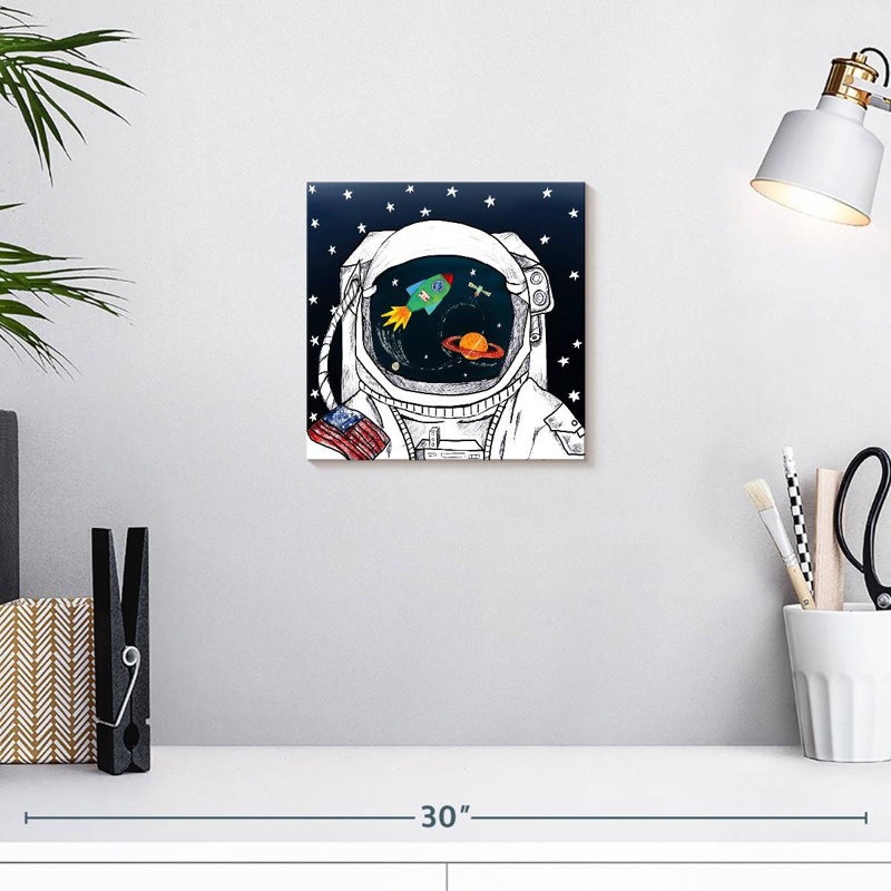 Oberle Looking At The Galaxy I, 10" H x 10" W