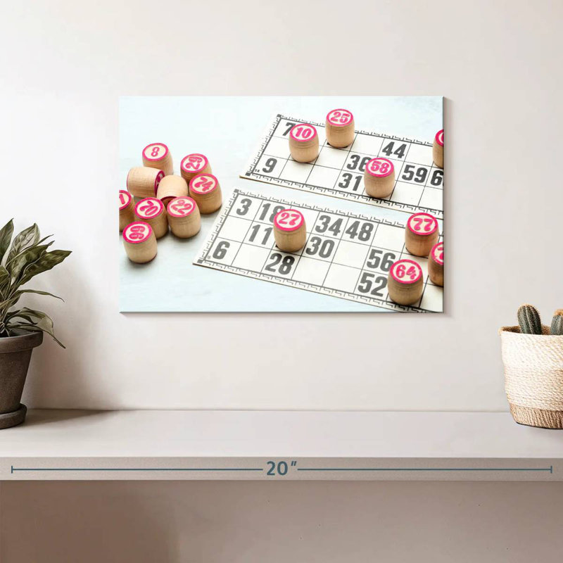 Senne Bingo Game, 8" H x 12" W