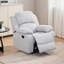 Ensemble de canapé de salon inclinable manuel 3 pièces avec porte-gobelet, console centrale
