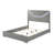Panel Bed LED Headboard Grey High Gloss-1365320811