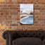 «Calm Blue Coast 2» par Annie Warren, art mural en verre acrylique, 16 po x 24 po-1756941845