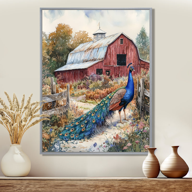 Ingleside - Animals Canvas Art Print, H 20 po x l 12 po, Reproduction encadrée sans passe-partout, Argent argent