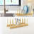 Bamboo Dish Drying Rack For Kitchen Countertop And Cabinets, 1-Tier (Light Brown)